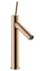 AXOR-HG-AXOR-Starck-Einhebel-Waschtischmischer-170-mit-Pingriff-und-Ablaufgarnitur-Polished-Red-Gold-10123300 gallery number 1